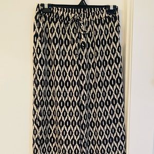 Black and White Palazzo Pants